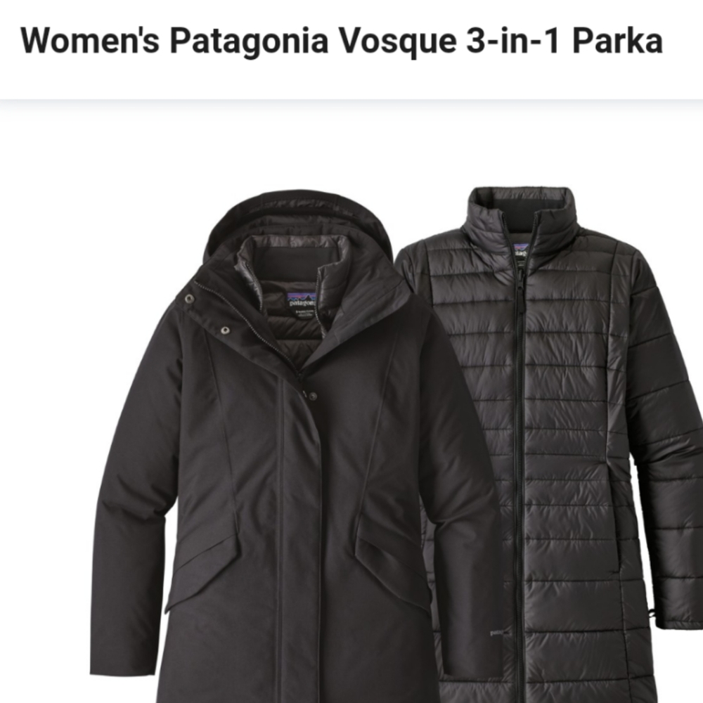 Patagonia W's Vosque 3-in-1 Parka (2015)